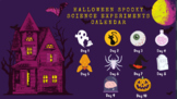 Halloween Science Experiments Calendar