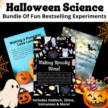 Preview of Halloween Science Experiments | Making Oobleck, Slime, Volcanoes & More!