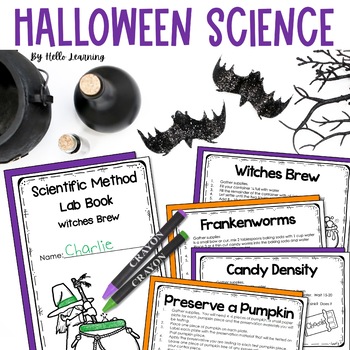 Preview of Halloween Science Experiments Using the Scientific Method