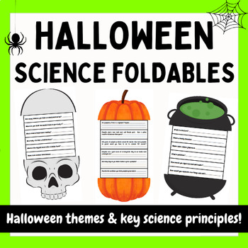 Preview of Halloween Science Foldables