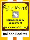 Halloween Science STEM Inquiry force experiment-Newton's 3