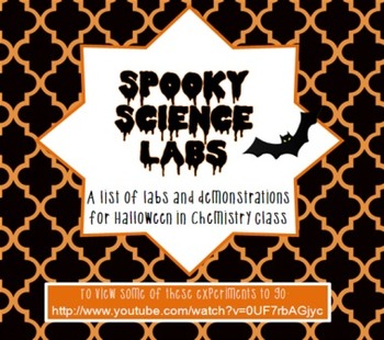 Preview of Halloween Science Labs