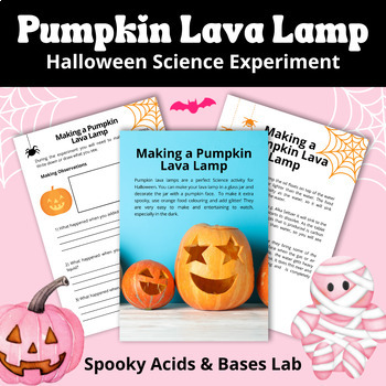 pumpkin lava lamp experiment