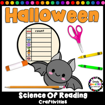 Preview of Halloween Science Of Reading Phonics Craftivities