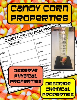 Preview of Halloween Science: Physical & Chemical Properties of Candy Corn, etc- DIGITAL!