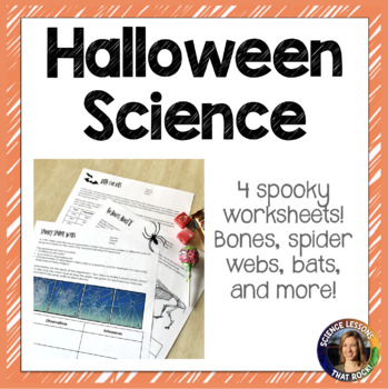 Preview of Halloween Science Worksheets