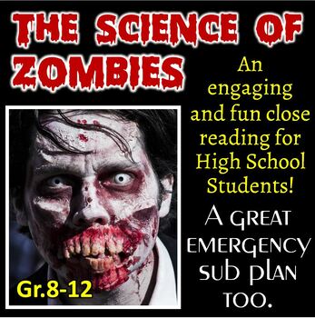 Preview of Halloween Science of Zombies - Activity & Sub Plan | Print & Online
