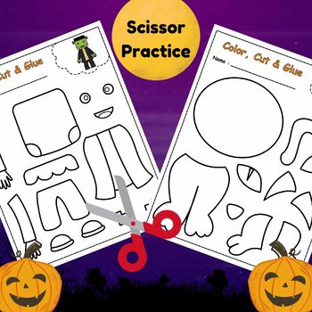 Halloween Scissor & Paste Skills for Kids [Book]