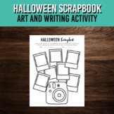 Halloween Scrapbook Art and Writing Activity | Printable R