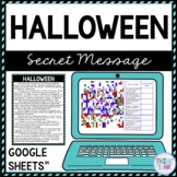 Halloween Secret Message Activity for Google Sheets™