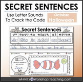 Halloween Secret Sentences Practice Worksheets Activities 