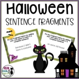 Halloween Sentence Fragments Practice | Halloween Writing 