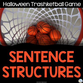 Preview of Halloween Sentence Structures Game - Simple, Compound, Complex, Compound-Complex