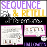 Halloween Sequence & Retell - Differentiated Reading Passage