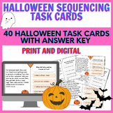 Halloween Sequencing Task Cards