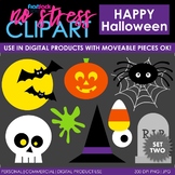 Halloween Set 2 Clip Art (Digital Use Ok!)