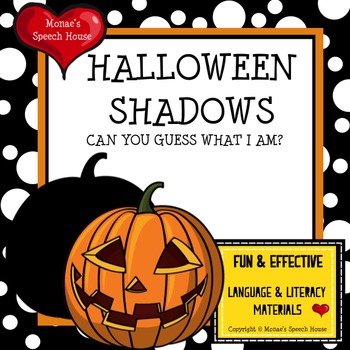 Preview of Halloween Shadow Book: Interactive