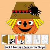 Halloween Shape Jack O Lantern Face Craft Scarecrow Pumpki