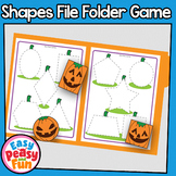 Halloween Shape Matching File Folder Game | Pre-K, K, Spec