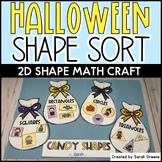 Halloween Shape Sort Math Craft