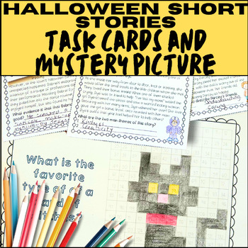Preview of Halloween Short Stories Reading Comprehension - Halloween Mystery Picture