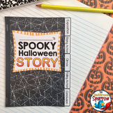 Halloween Writing Short Story INTERACTIVE NOTEBOOK Flip Book