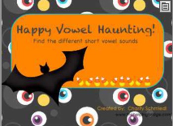 Preview of Halloween Short Vowel Literacy Center