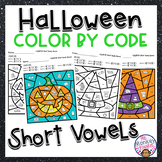 Halloween Short Vowel Sounds Color By Code