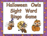 Halloween Sight Word Bingo Game- Kindergarten