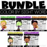 Halloween Sight Word Color Pages Unscramble the Word Activ