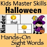 Halloween Sight Words - Hands-On Activities (100 Sight Words)
