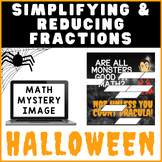 Halloween | Simplifying & Reducing Fractions | Math Myster