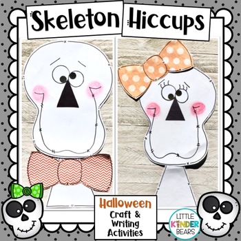 Preview of Halloween | Skeleton Hiccups | Book Companion Craft