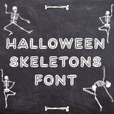 Halloween Skeletons Font