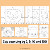Halloween Skip Counting by 2 5 10 20 100 Math Worksheet Wo