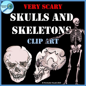Preview of Human Anatomy Skulls and Skeletons Clip Art