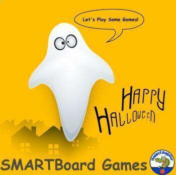 Preview of Halloween SmartBoard Activities Language Arts Elementary