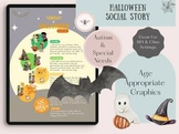 Halloween Social Life Skills Adaptive Story Autism Special Ed