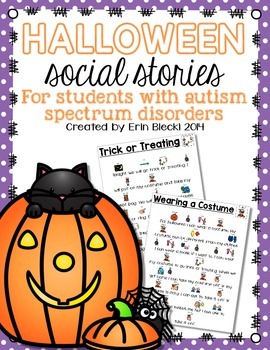 Preview of Halloween Social Stories