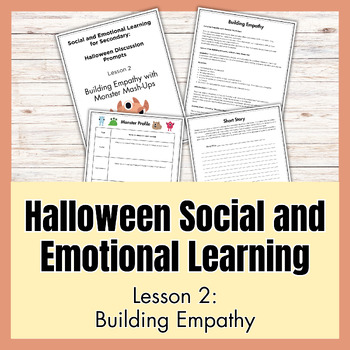Preview of Halloween Social and Emotional Learning Activtiy: Building Empathy