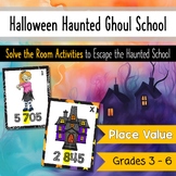 Halloween Solve the Room Math Game Activity - Place Value 