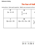 Halloween Solving Equation