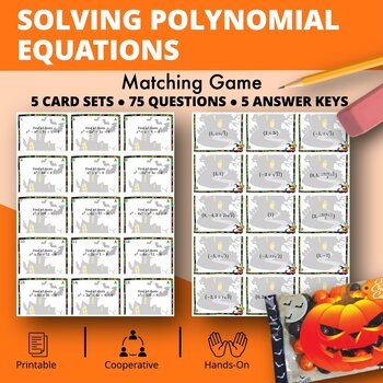 Preview of Halloween: Solving Polynomial Equations Matching Games