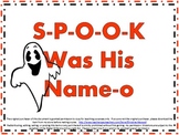 Halloween Song And Posters S-P-O-O-K Was His Name-O