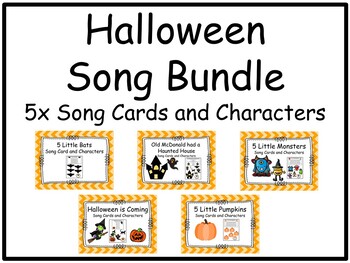 Preview of Halloween Song Bundle