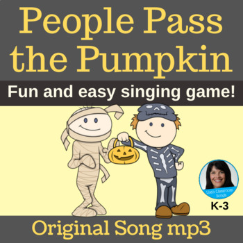 Preview of Halloween Song & Circle Game | Pumpkin Song & Activity | Original mp3 Only