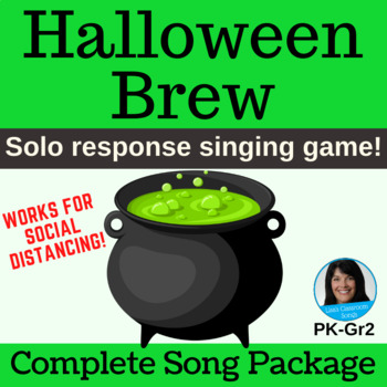 Preview of Halloween Song & Game Activity | Social Distancing & Traditional Seating