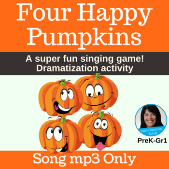 Preview of Halloween Song | Pumpkin Song | Singing Game | Original Song mp3 Only