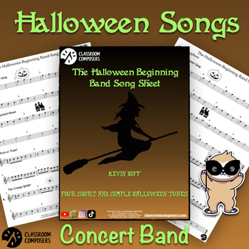 Preview of Halloween Song Sheet | Concert Band