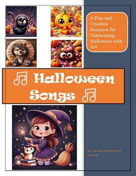 Preview of Halloween Songs : A Fun and Creative Resource for Celebrating Halloween with Art